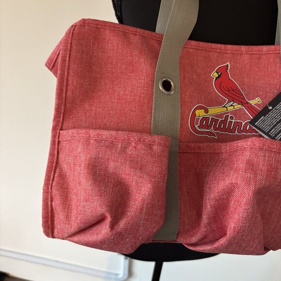 St. Louis Cardinals Team Logo Picnic Jr Caddy Travel Bag Genuine Merchandise NEW - Picture 2 of 15